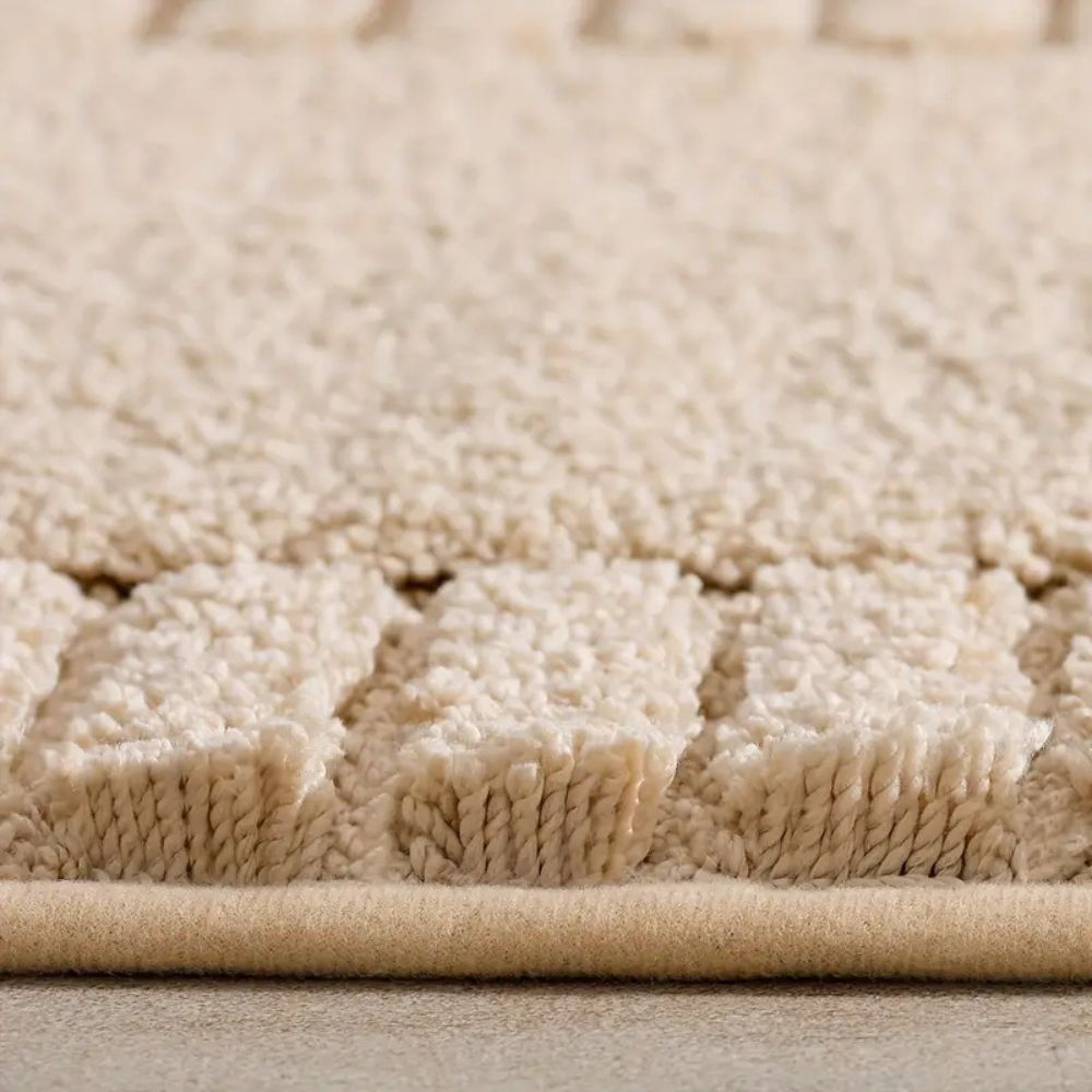Minimalist Stripe Bath Rug Mat — lifestyle shot