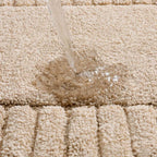 Minimalist Stripe Bath Rug Mat — product detail view