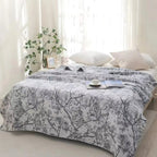 Mirel All-Season Cotton Floral Blanket — product close-up