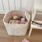 Miscellaneous Floral Quilted Storage Basket — product close-up