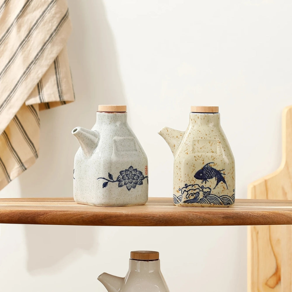 Mizuno Ceramic Oil and Sauce Dispenser — product close-up