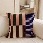Mod Blocks Striped Cushion Cover — alternate angle view