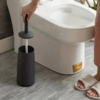 Modern Bathroom Toilet Brush Scrubber Cleaner — product in use