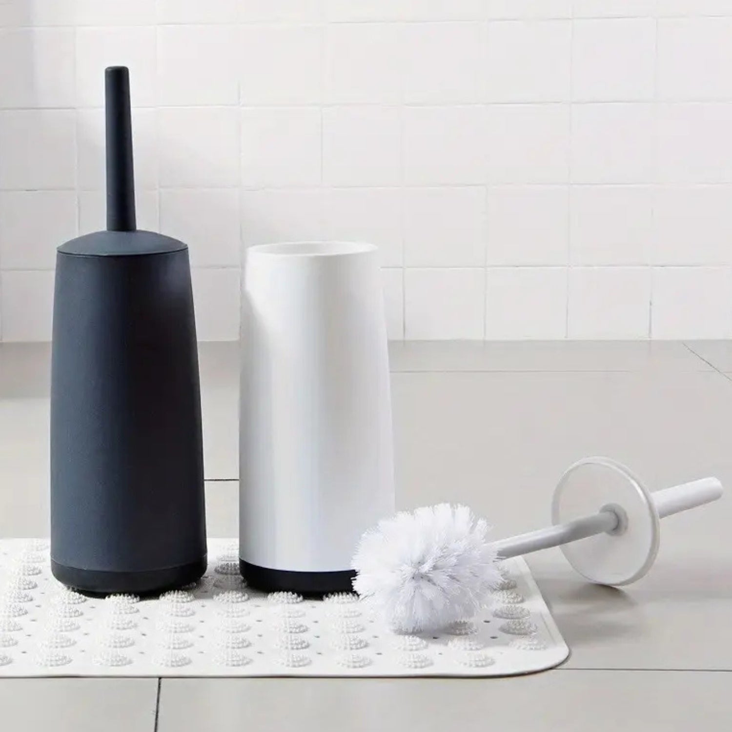 Modern Bathroom Toilet Brush Scrubber Cleaner — product detail view