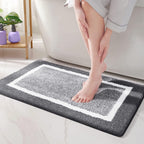 Modern Border Anti-Slip Bath Mat — alternate angle view
