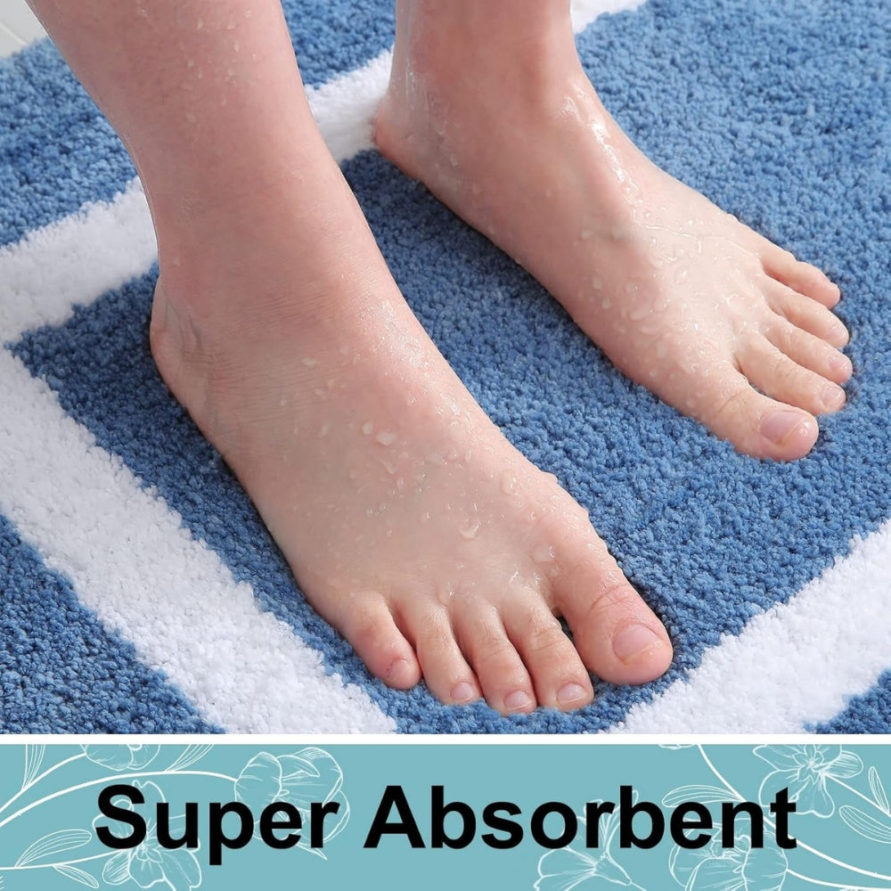 Modern Border Anti-Slip Bath Mat — product in use