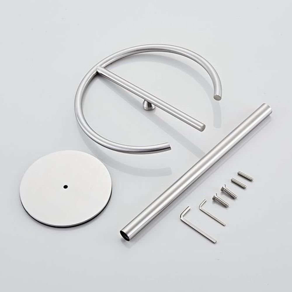 Modern Round Free-Standing Hand Towel Holder Rack — additional view