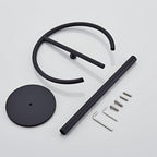 Modern Round Free-Standing Hand Towel Holder Rack — lifestyle shot