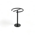 Modern Round Free-Standing Hand Towel Holder Rack — size and scale reference