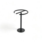 Modern Round Free-Standing Hand Towel Holder Rack — size and scale reference