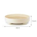 Modern Round Wooden Barbara Tray — additional view
