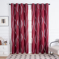 Modern Wave Pattern Blackout Curtain — main product photo