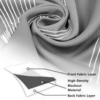 Modern Wave Pattern Blackout Curtain — lifestyle shot