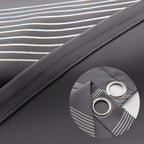 Modern Wave Pattern Blackout Curtain — product feature detail