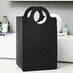 Oxford Fold Felt Laundry Basket — main product photo