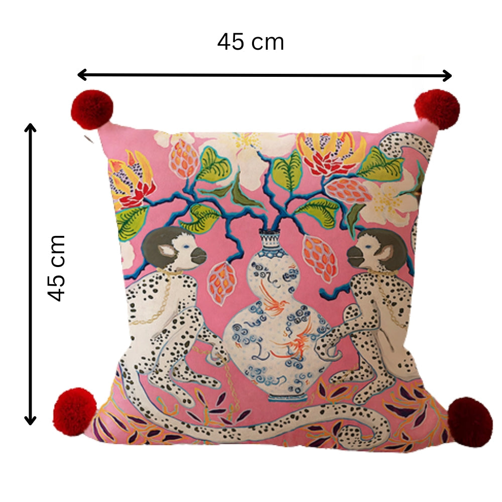 Monkey Garden Cushion Cover Collection — product detail view