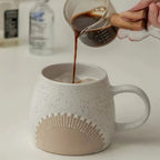 Morning Ember Ceramic Mug — lifestyle shot