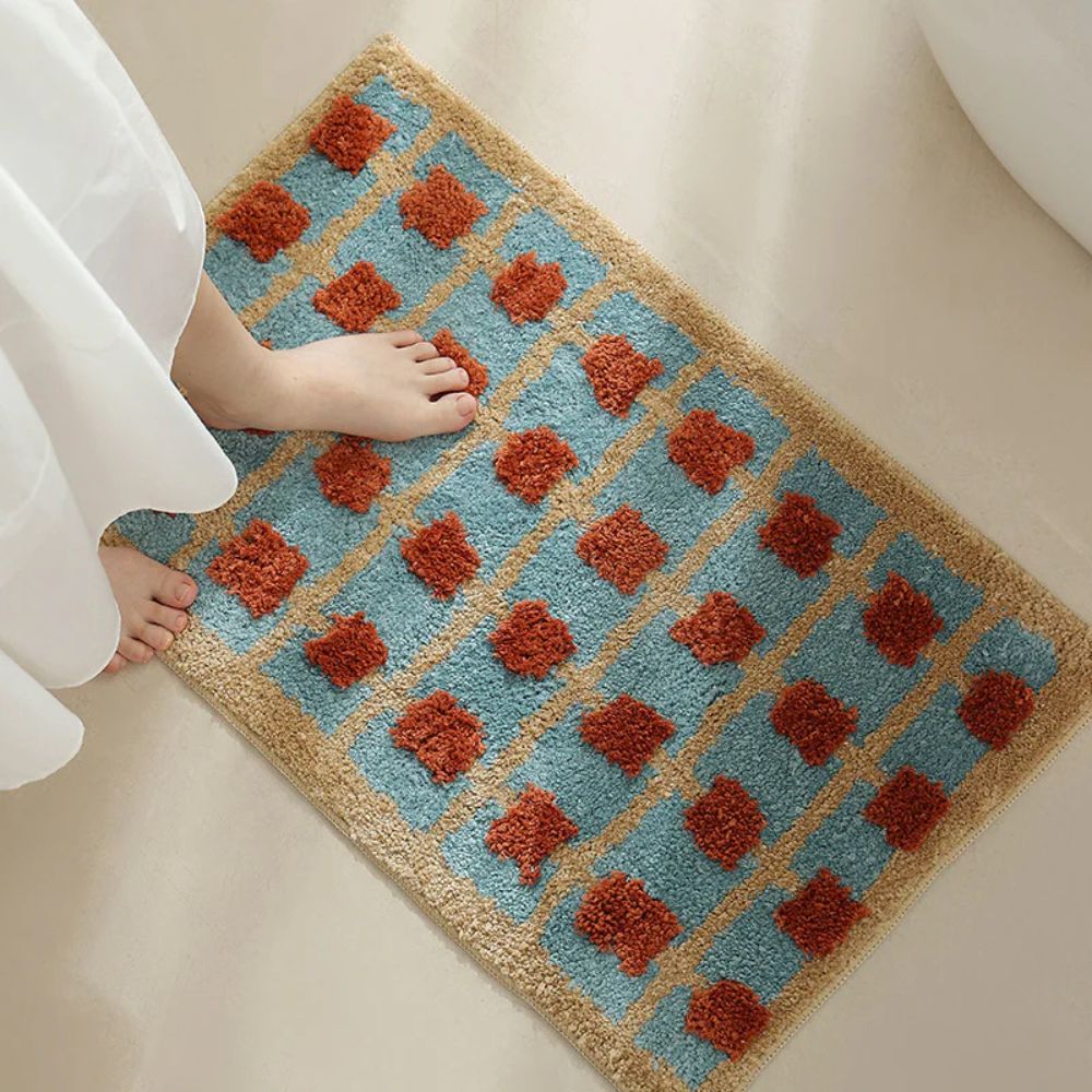 Morocco Retro Bath Mat — product detail view