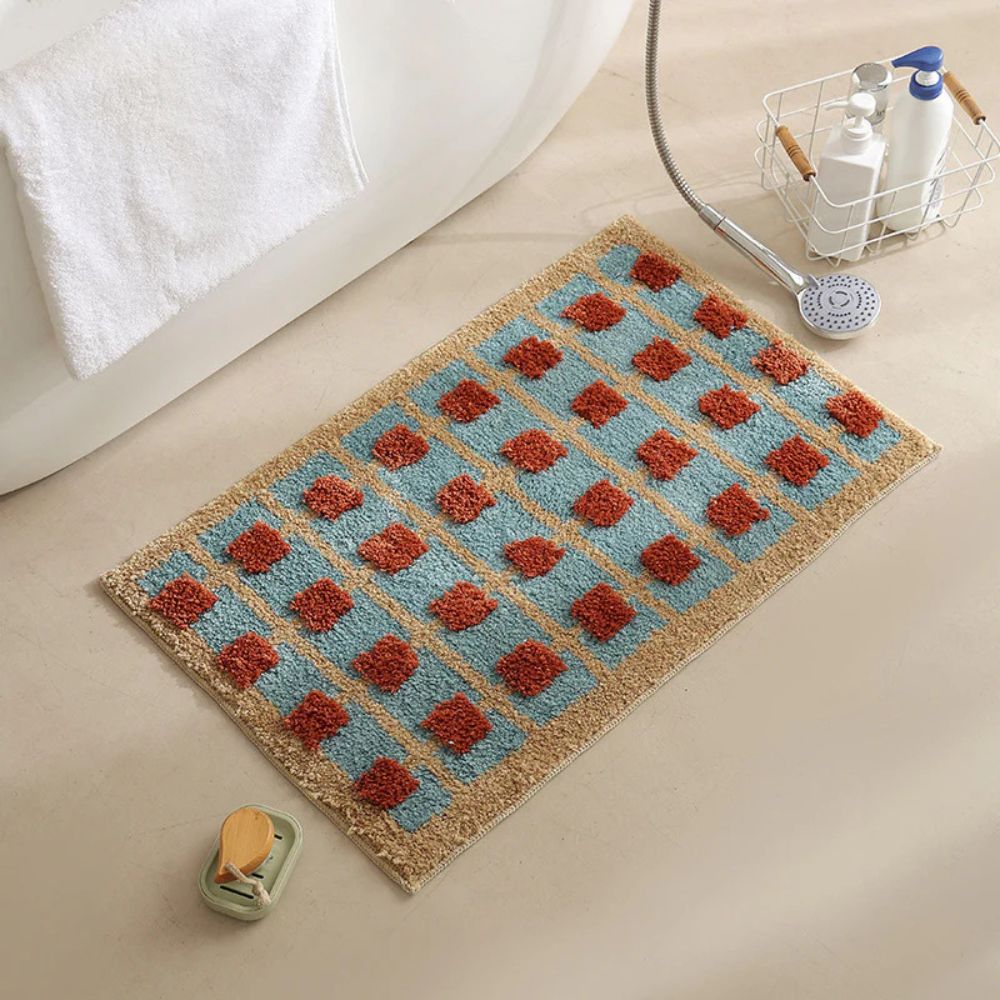 Morocco Retro Bath Mat — alternate angle view