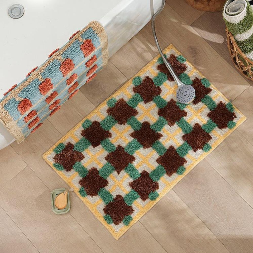 Morocco Retro Bath Mat — lifestyle shot
