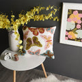Fleur Classic Embroidery Square Sofa Cushion Cover — product feature detail