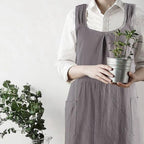 Nari Korean-Inspired Cross-Back Apron — product close-up