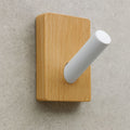 Natural Wood Hook Wall Organiser — lifestyle shot