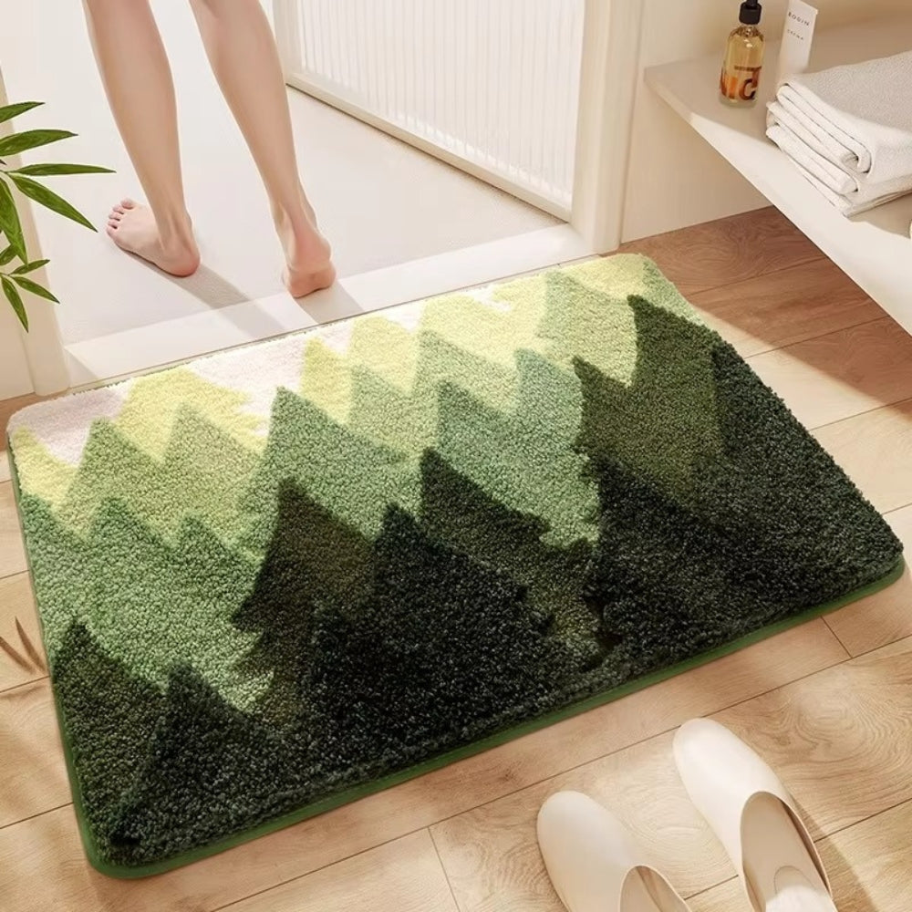 Nature Inspired Non-Slip Bathroom Mat — lifestyle shot