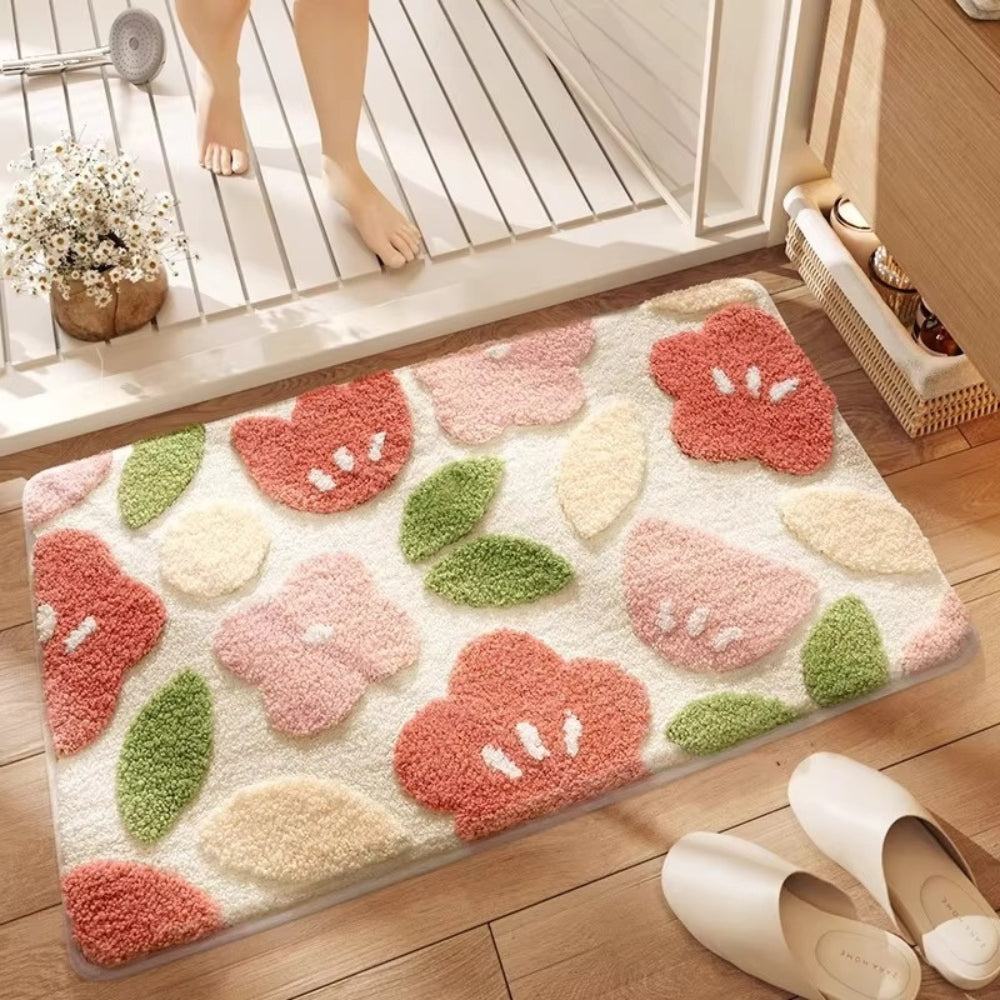 Nature Inspired Non-Slip Bathroom Mat — product feature detail