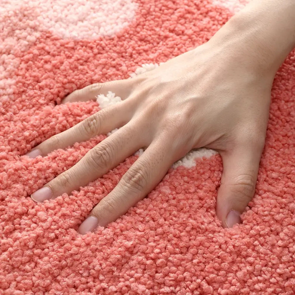 Nature Inspired Non-Slip Bathroom Mat — product in use
