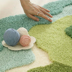 Nature Moss Floor Bath Mat — lifestyle shot