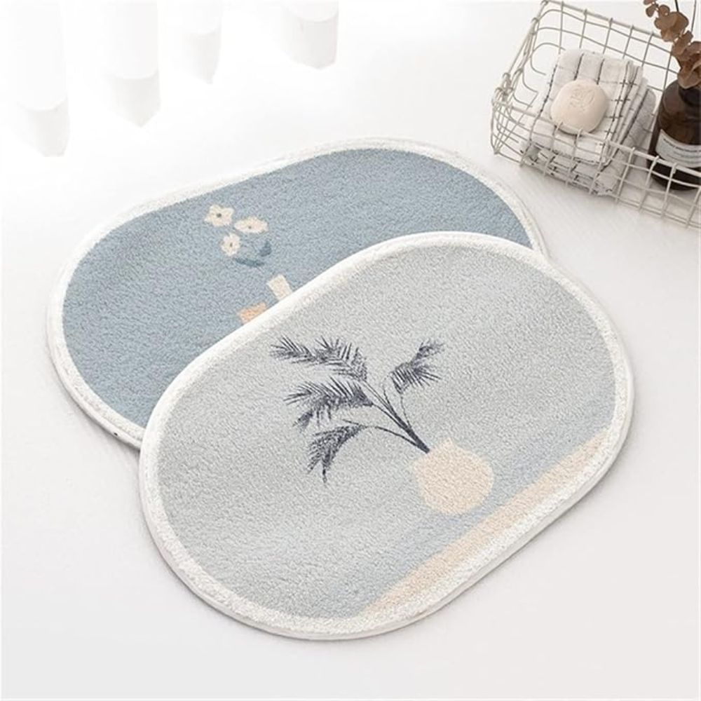 Night Sky Absorbent Bath Mat — lifestyle shot