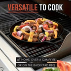 Non-Stick Cast Iron Griddle Skillet Pan — lifestyle shot