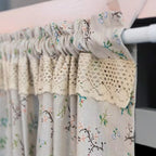Nordic Bloom Kitchen Cabinet Curtain — product close-up
