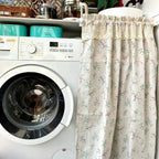 Nordic Bloom Kitchen Cabinet Curtain — lifestyle shot