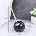 Nordic Creative Ceramic Toilet Brush — size and scale reference