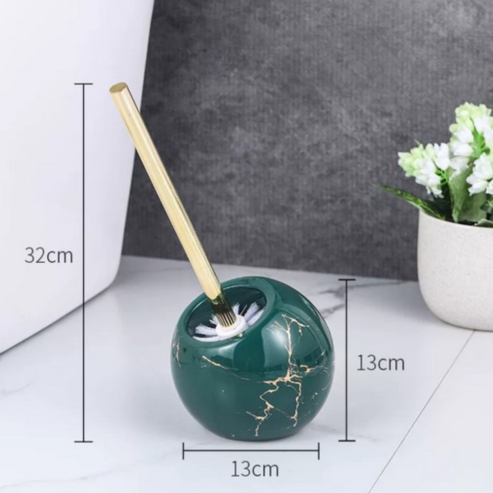 Nordic Creative Ceramic Toilet Brush — material texture close-up