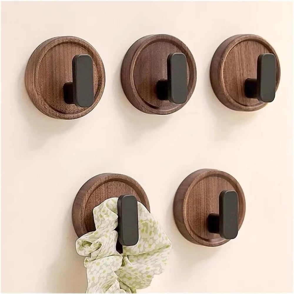 Nordic Walnut Wood Wall Hook — main product photo