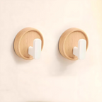 Nordic Walnut Wood Wall Hook — product in use