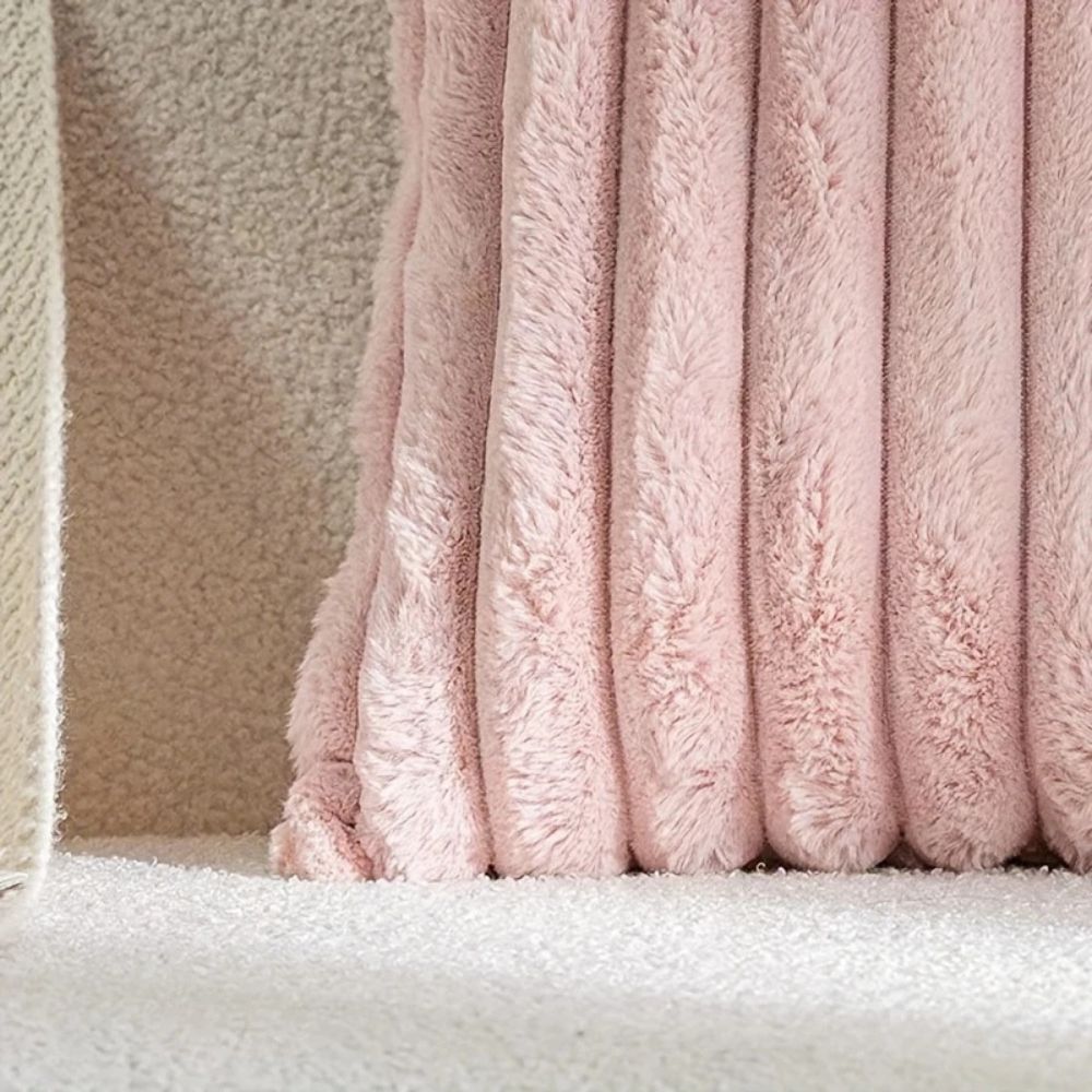 Nouvia Faux Fur Plush Cushion Cover — product close-up