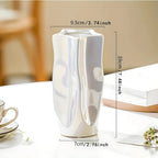 Nova Minimalist Ceramic Flower Vase — size and scale reference