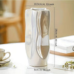 Nova Minimalist Ceramic Flower Vase — product feature detail