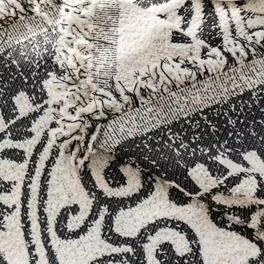 Ornamental Jacquard Sofa Cover — product in use