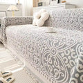 Ornamental Jacquard Sofa Cover — lifestyle shot