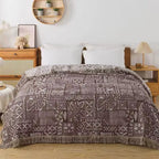 Ornate Blossom Cotton Blanket — main product photo