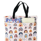 Reusable Cloth Laundry Diaper Storage Bag — product detail view