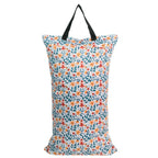 Reusable Cloth Laundry Diaper Storage Bag — material texture close-up