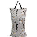 Reusable Cloth Laundry Diaper Storage Bag — size and scale reference