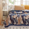 Palmera Tropical Jacquard Blanket Throw — alternate angle view