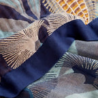 Palmera Tropical Jacquard Blanket Throw — product in use